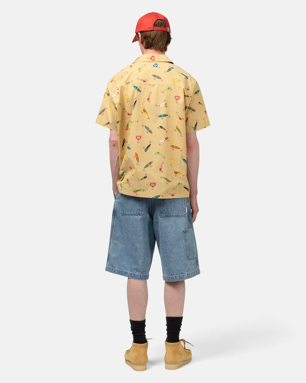 Haven Open Collar Shirt Beige