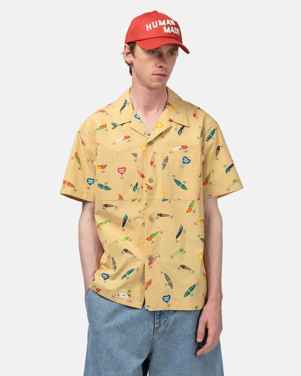 Haven Open Collar Shirt Beige