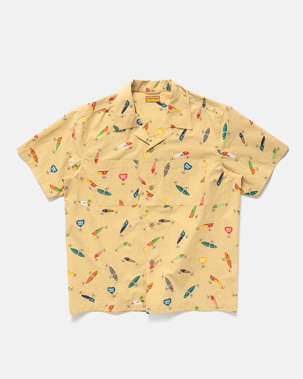 haven Open Collar Shirt Beige