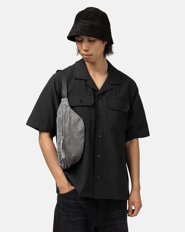 Haven Pig Waist Pouch Bag Dark Grey