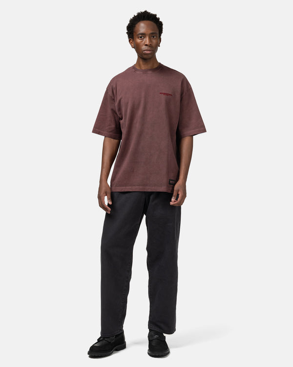 Haven Pigment Dyed Crewneck SS Burgundy