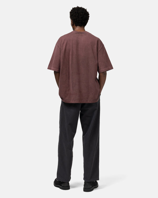Haven Pigment Dyed Crewneck SS Burgundy