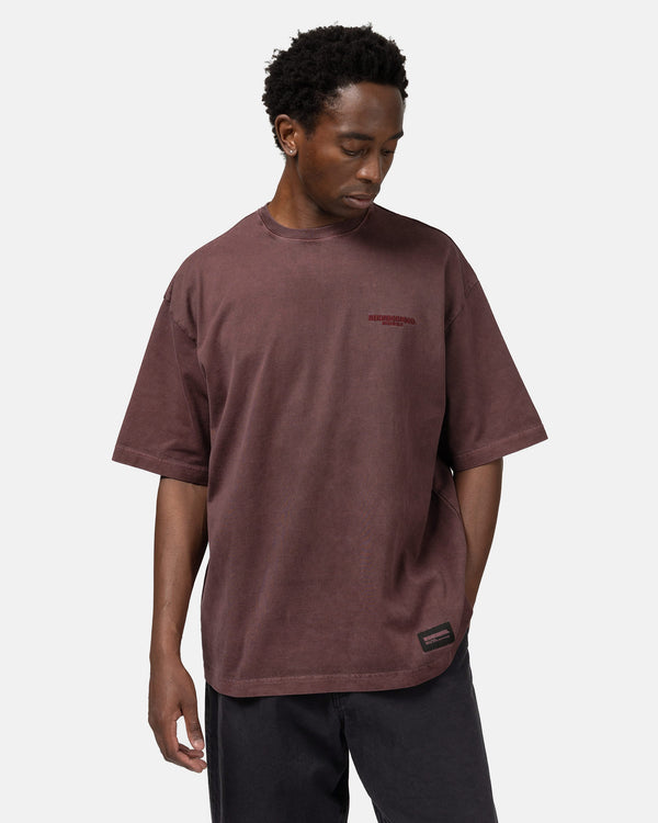 Haven Pigment Dyed Crewneck SS Burgundy