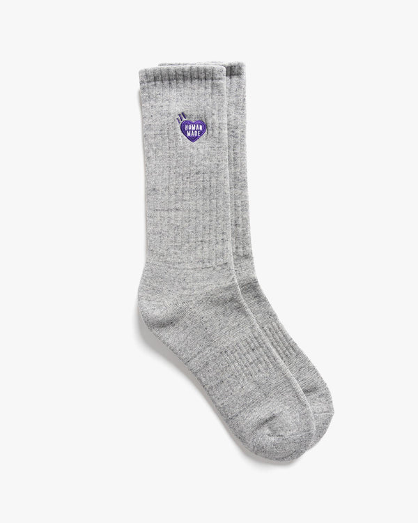 Haven Pile Socks Gray