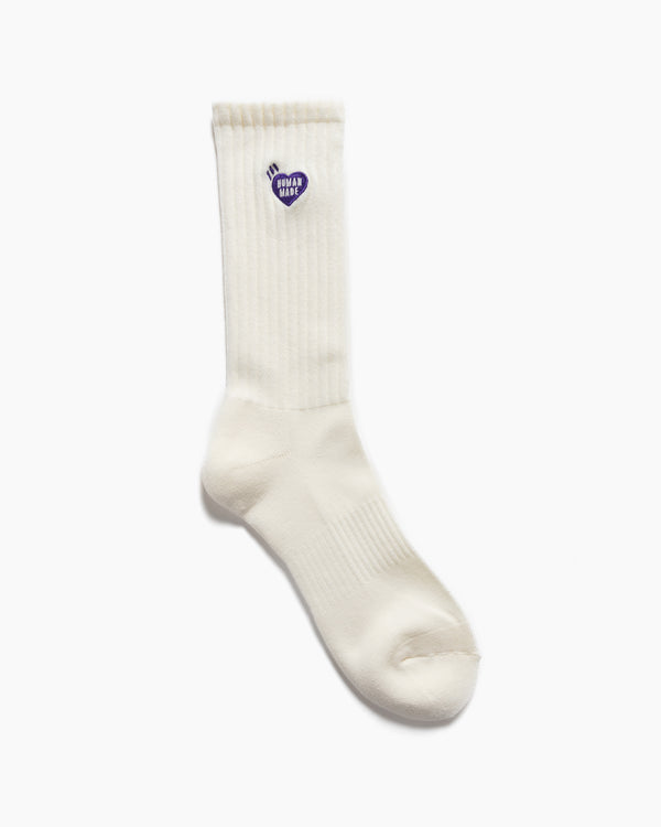 Haven Pile Socks White
