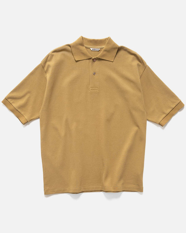 haven Pima Cotton Heavy Pique Polo Khaki Beige