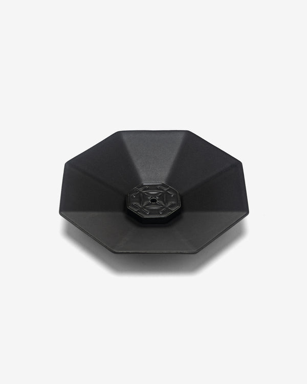 Haven Porcelain Incense Plate Octagon Black