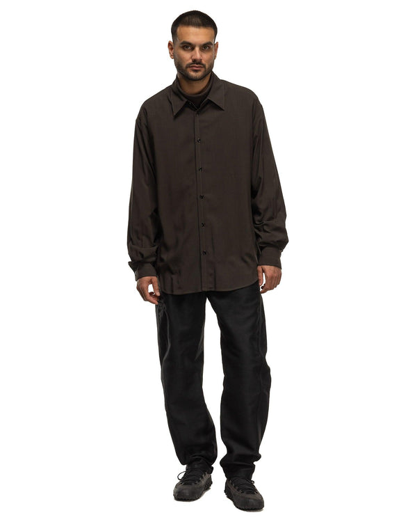 Haven Relaxed Shirt Dark Espresso