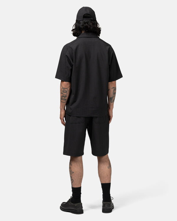 Haven Revel S/S Shirt - Tropical Wool Charcoal