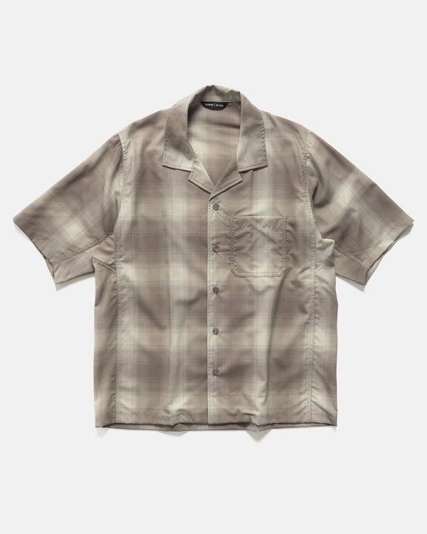 haven Revel Shirt - Super 140 Wool Brown Plaid