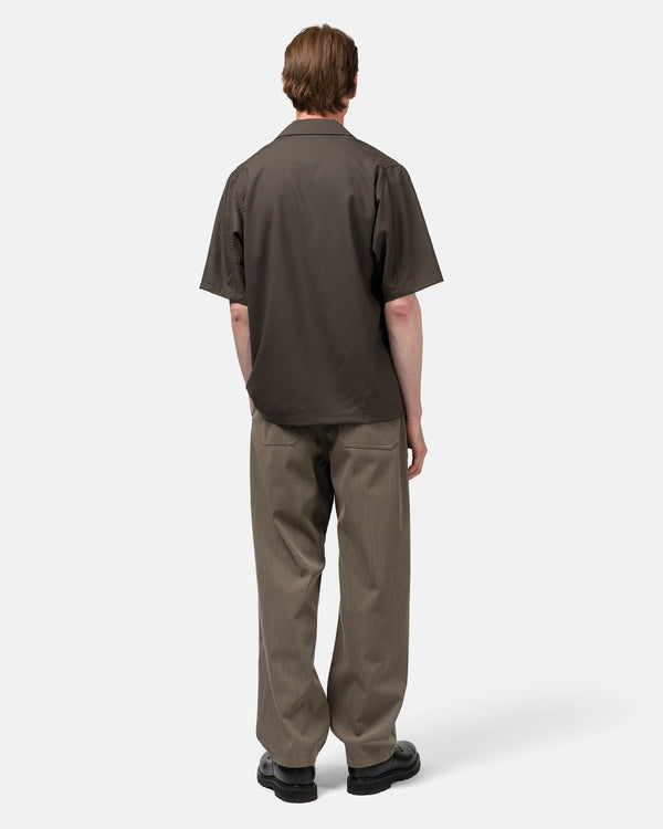Haven Revel Shirt - Super 140 Wool Earth