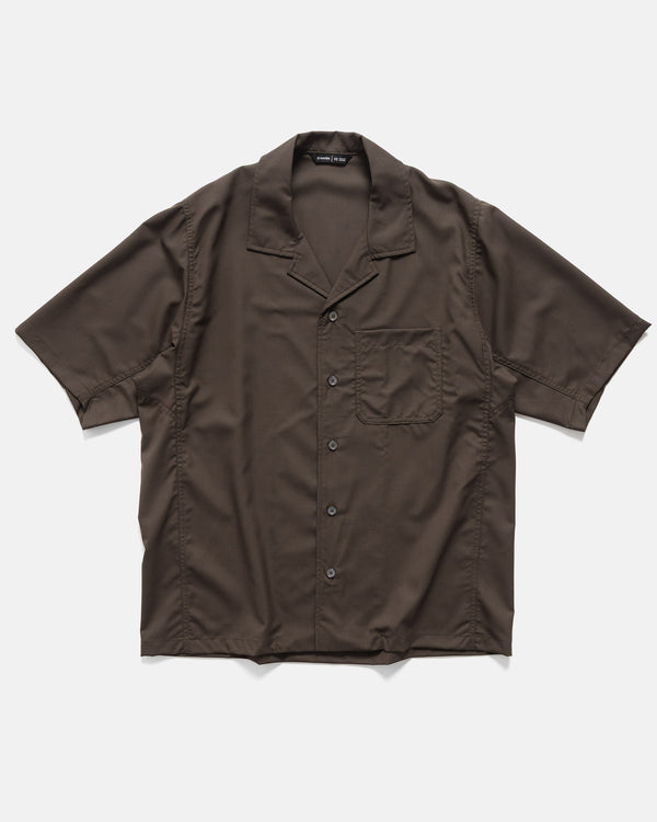 haven Revel Shirt - Super 140 Wool Earth