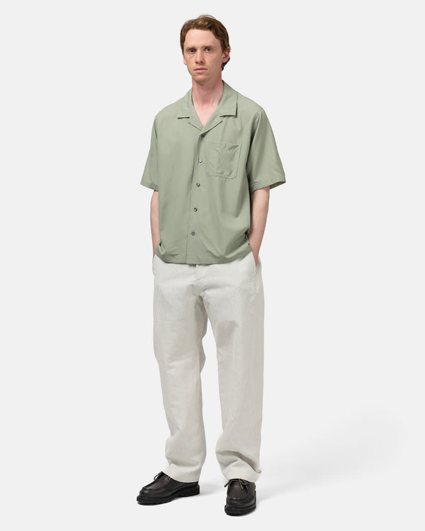 Haven Revel Shirt - Super 140 Wool Laurel