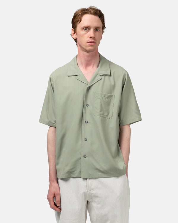 Haven Revel Shirt - Super 140 Wool Laurel