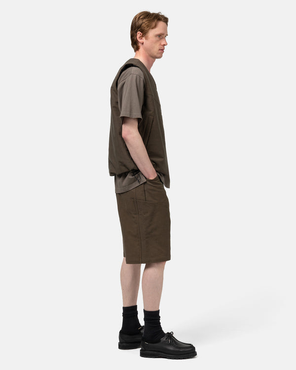 Haven Rig Short - Washed Cotton Canvas Earth