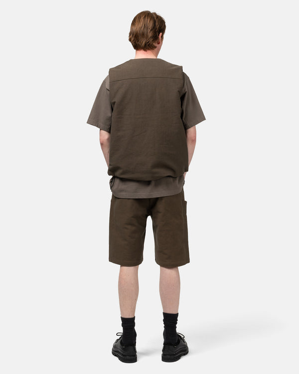 Haven Rig Short - Washed Cotton Canvas Earth