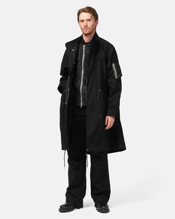 Haven Rip Stop Coat Black