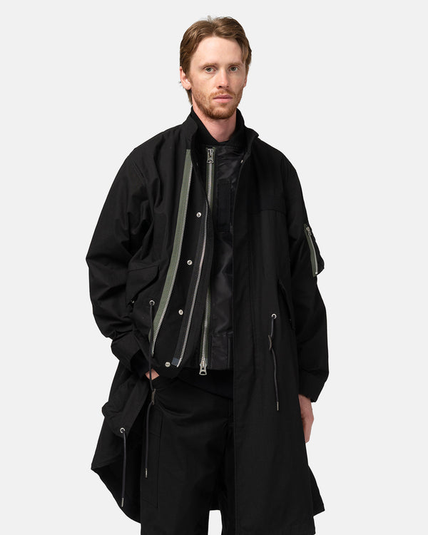 Haven Rip Stop Coat Black