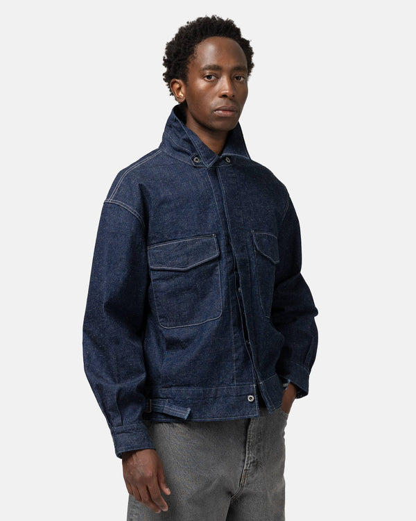 Haven Royal Canadian Navy Denim Work Jacket Indigo