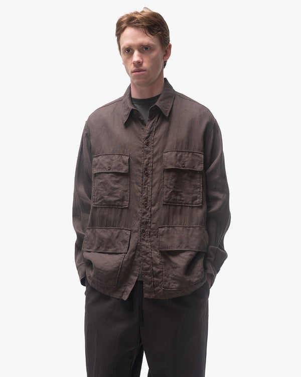 Haven Safari Shirt Jacket Brown