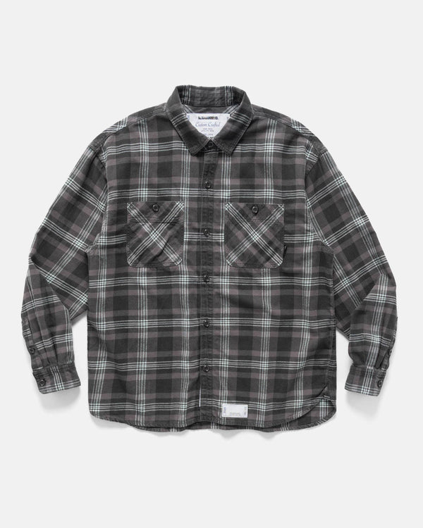 haven Savage Tartan Check Shirt LS Grey/Saxe