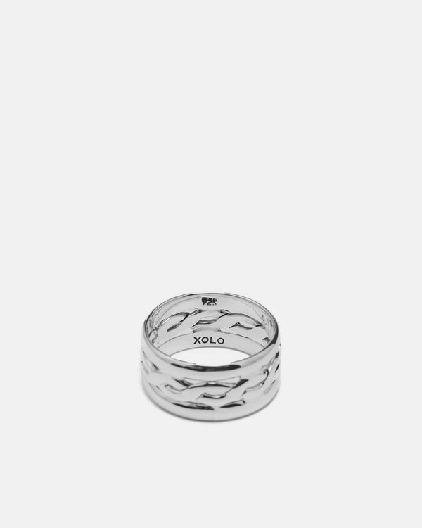 Haven Scroll Ring Silver