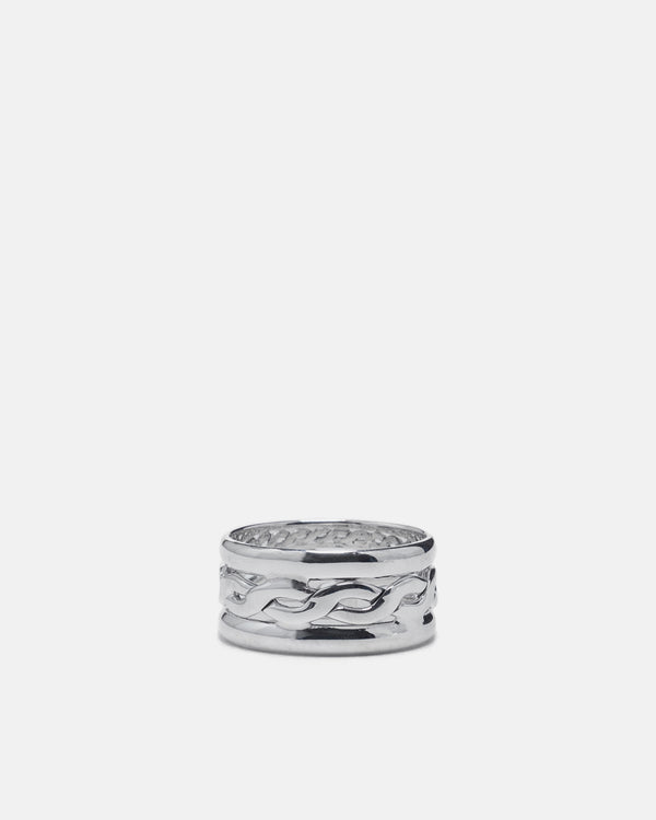 haven Scroll Ring Silver
