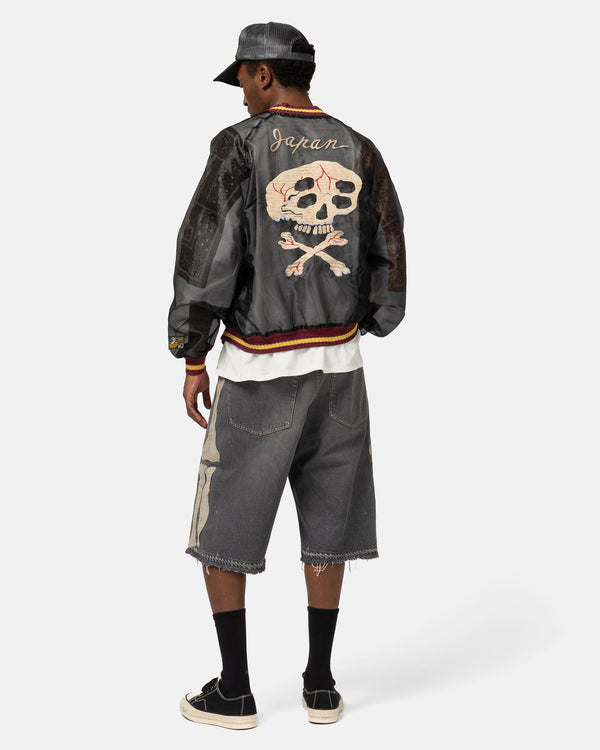 Haven Sheer Pearl Souvenir JKT (RAIN SKULL) Black