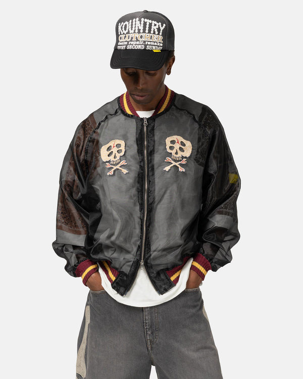 Haven Sheer Pearl Souvenir JKT (RAIN SKULL) Black