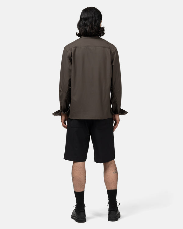 Haven Shop Short - Tropical Wool Black