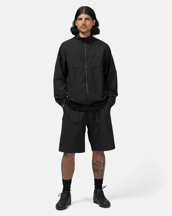 Haven Shop Short - Tropical Wool Charcoal