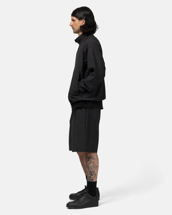 Haven Shop Short - Tropical Wool Charcoal