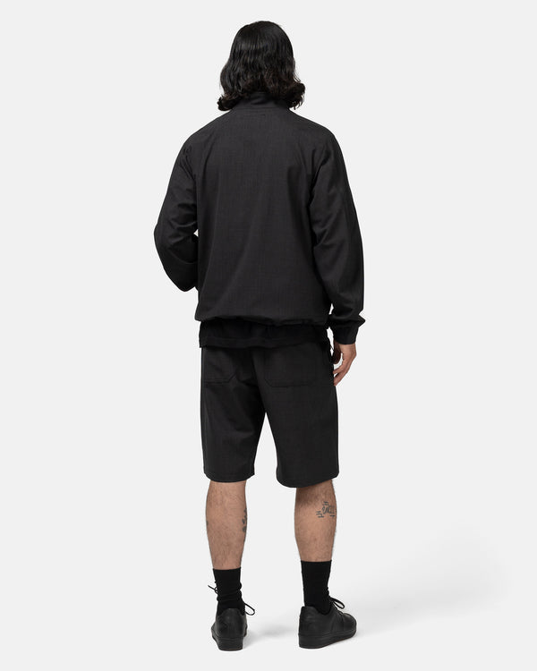 Haven Shop Short - Tropical Wool Charcoal