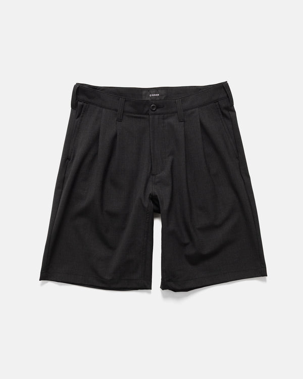 haven Shop Short - Tropical Wool Charcoal