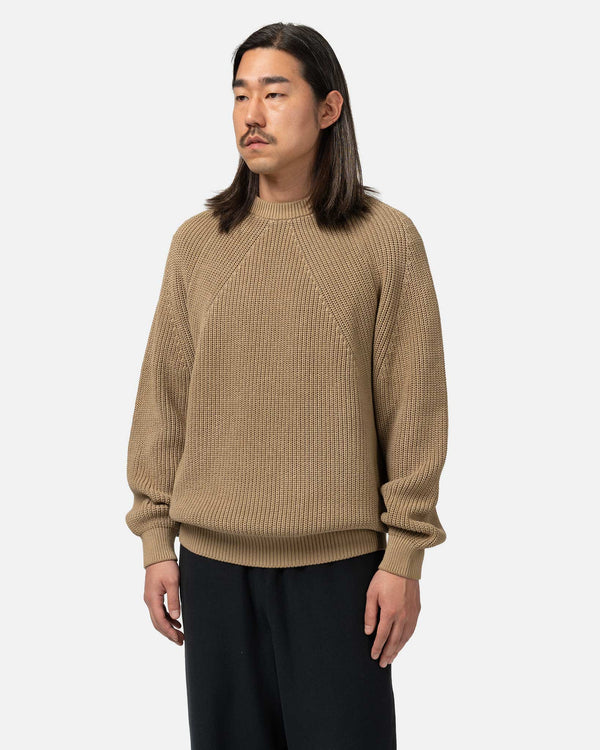 Haven Signature Fade Color Crew Neck Fade Brown