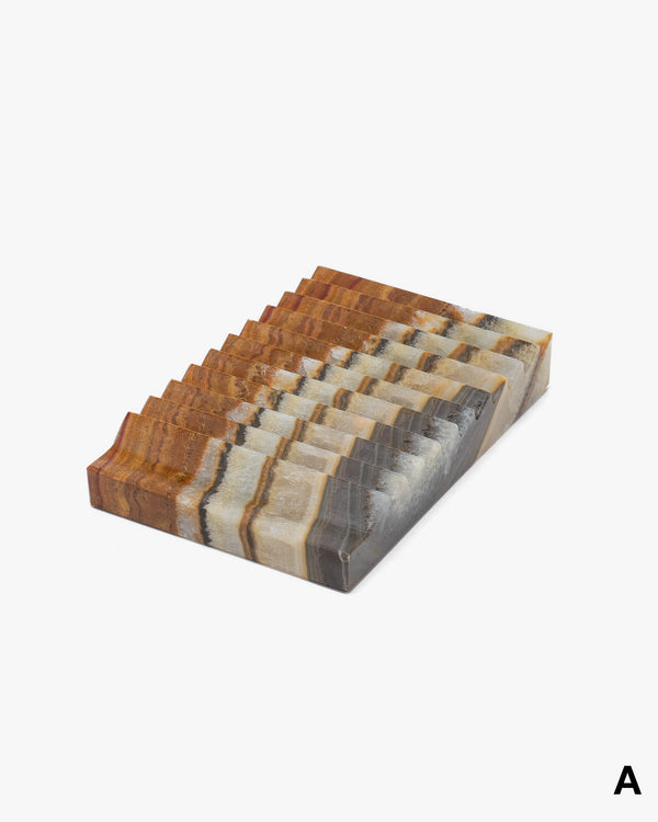 Haven Soap Dish Onyx & Marble Gabo