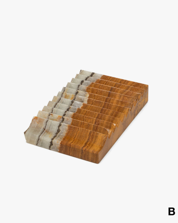 Haven Soap Dish Onyx & Marble Gabo