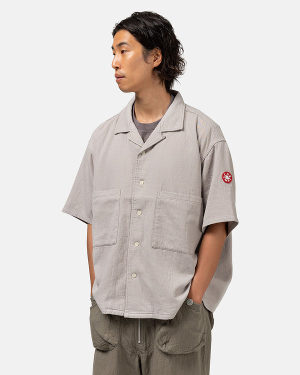 Haven Soft Cw Short Sleeve Open Shirt Grey