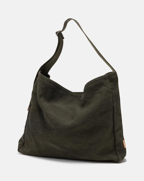haven Square Shoulder Bag Big Khaki
