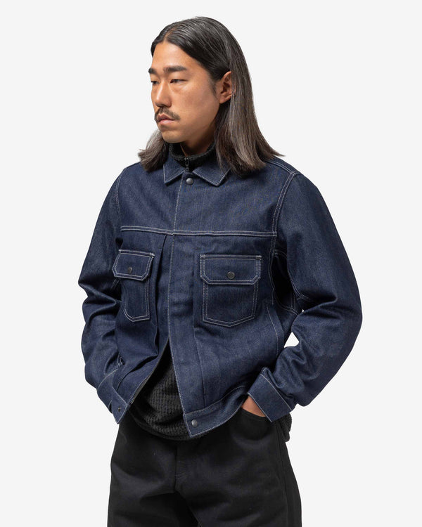 Haven Station Jacket - Suvin Cotton Denim Indigo