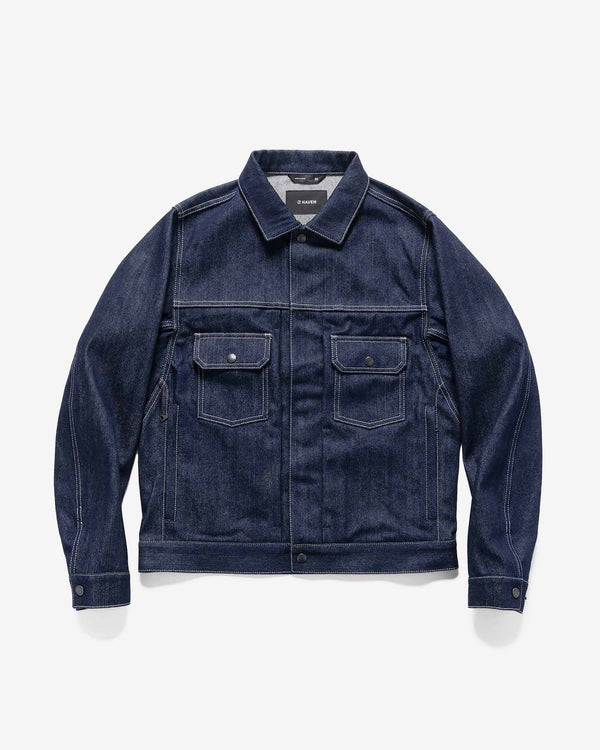 haven Station Jacket - Suvin Cotton Denim Indigo