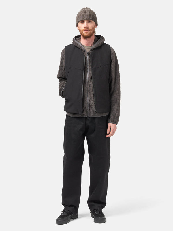 Haven Station Pant - Suvin Cotton Denim Black