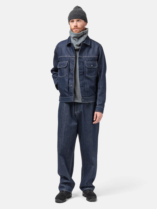 Haven Station Pant - Suvin Cotton Denim Indigo