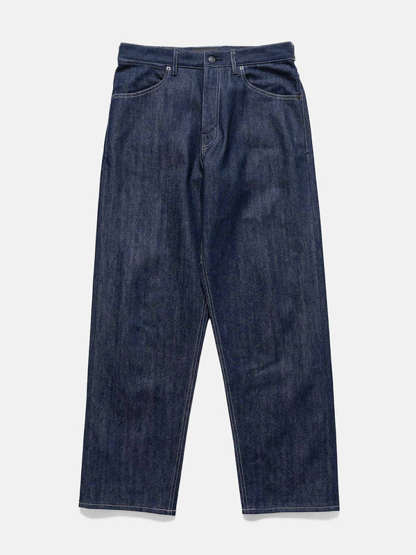 haven Station Pant - Suvin Cotton Denim Indigo
