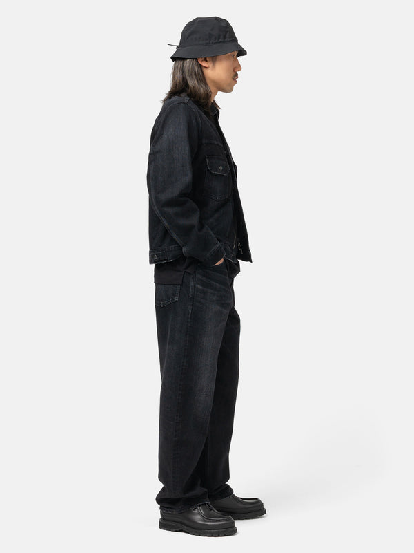 Haven Station Pant - Suvin Cotton Denim Washed Black