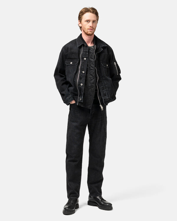Haven Straight Denim Pants Black