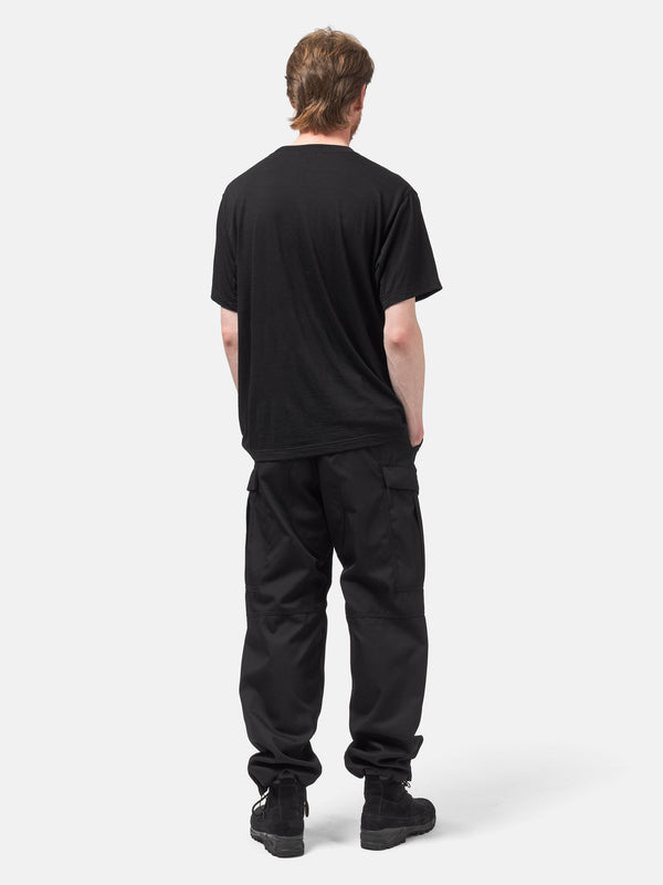 Haven Stratus T-Shirt - Superfine Wool Jersey - Black