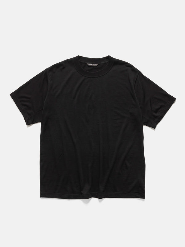 haven Stratus T-Shirt - Superfine Wool Jersey - Black