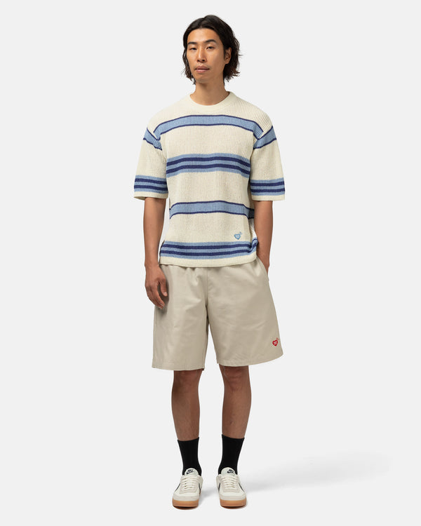 Haven Striped S/S Knit Blue