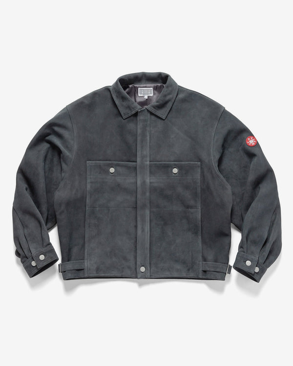 haven Suede Trucker Jacket Grey